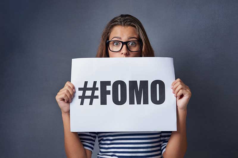 FOMO - fear of missing out - reasons for content consumption increase